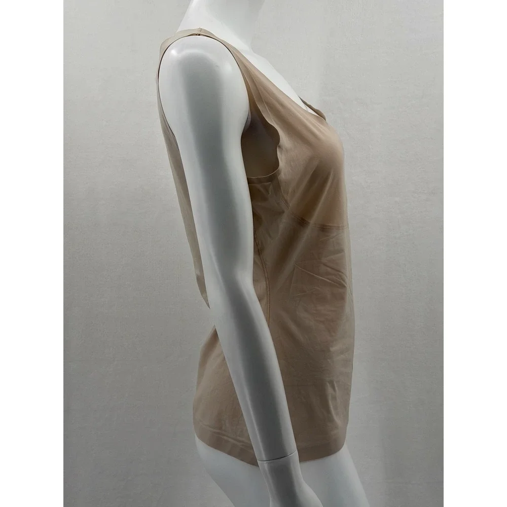 Spanx Top Womens XL Beige Shaping Slimming Thinstincts Tank Lightweight Neutral